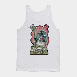 Penguin Healer - Black Outlined Version Tank Top